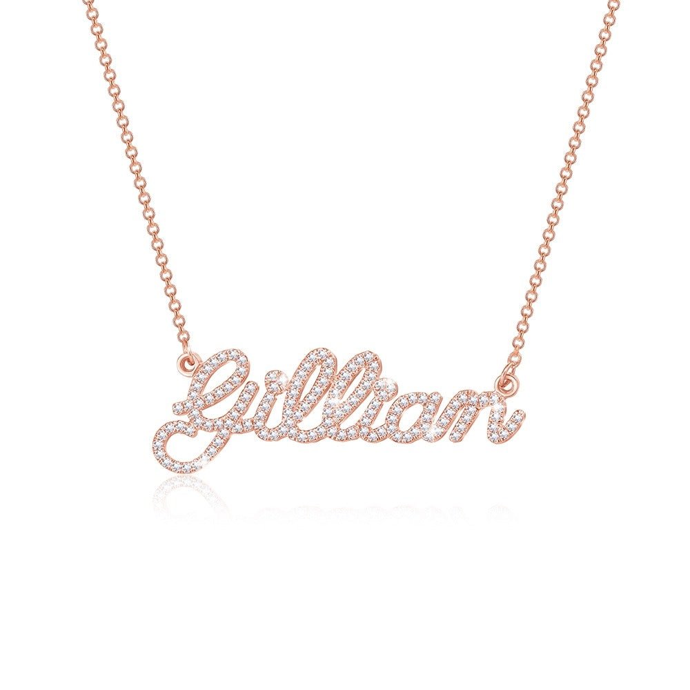 Collar personalizado con nombre brillante - Moroveta