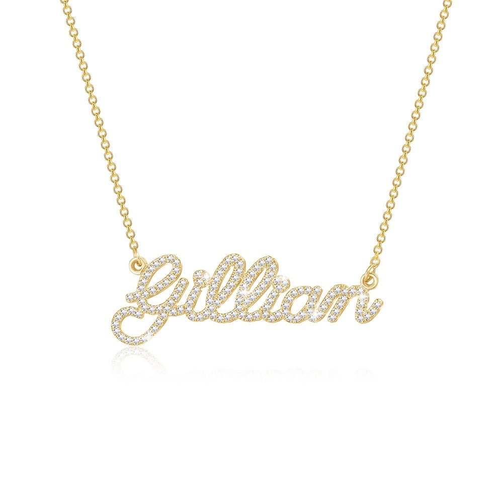 Collar personalizado con nombre brillante - Moroveta