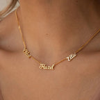 Collar personalizado con nombres - Moroveta