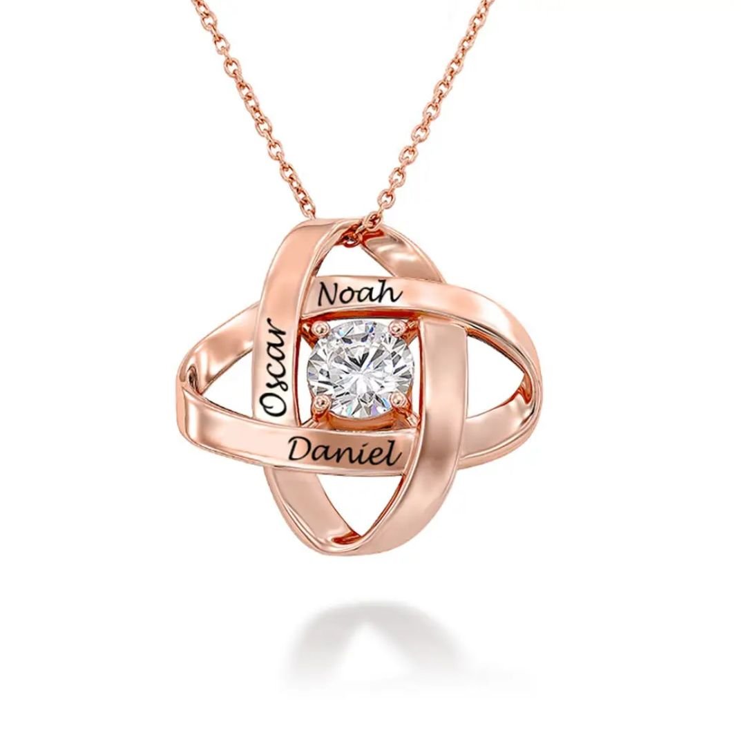Collar personalizado con nombres de familia - Moroveta
