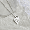 Collar Personalizado Pies Eternos - Moroveta