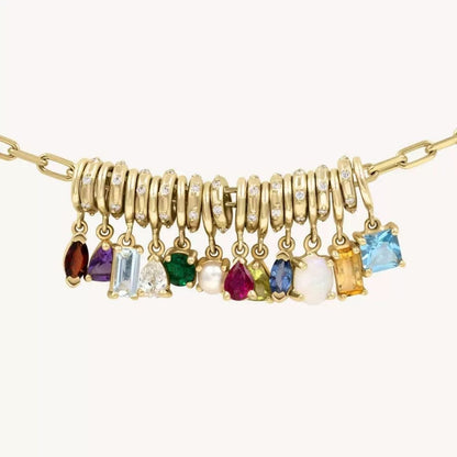 Collar Piedras de Nacimiento Personalizado - Moroveta