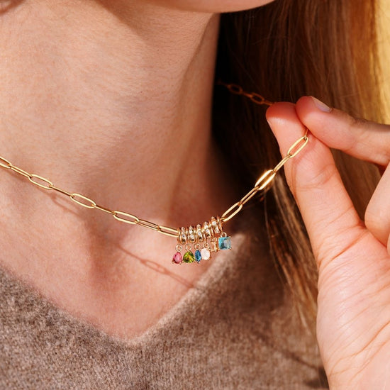 Collar Piedras de Nacimiento Personalizado - Moroveta