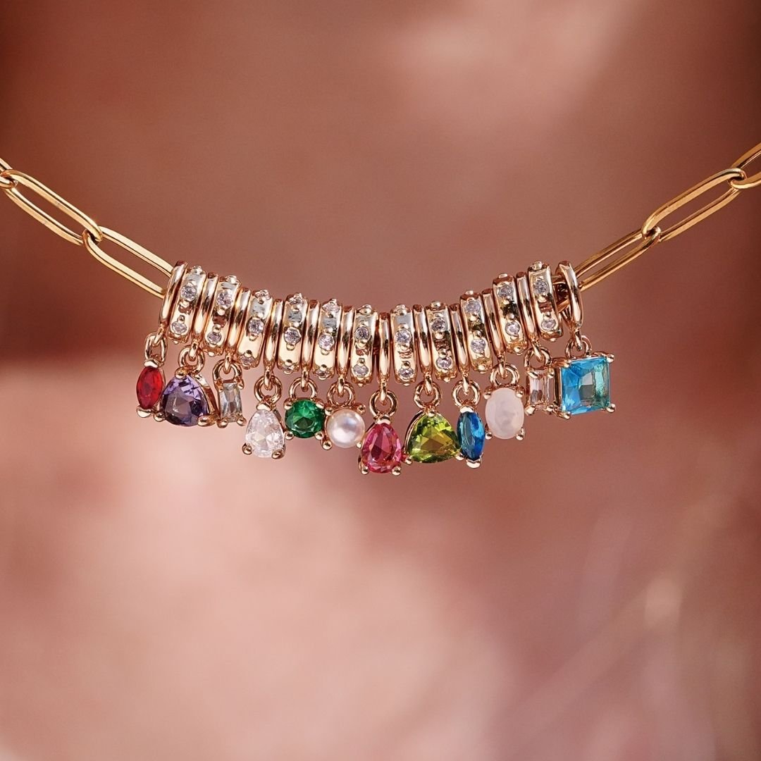 Collar Piedras de Nacimiento Personalizado - Moroveta