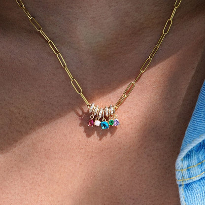 Collar Piedras de Nacimiento Personalizado - Moroveta