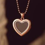 Collar relicario de corazón - Moroveta