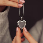 Collar relicario de corazón - Moroveta