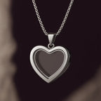 Collar relicario de corazón - Moroveta