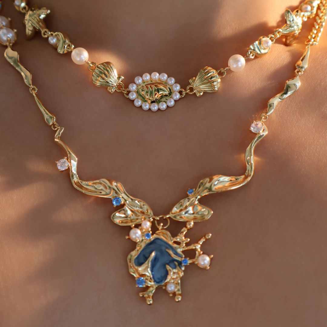 Collar Sirena Azul - Moroveta