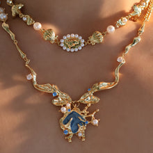 Cargar imagen en el visor de la galería, Collar Sirena Azul - Moroveta