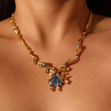 Cargar imagen en el visor de la galería, Collar Sirena Azul - Moroveta
