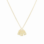 Collar tags y piedra de nacimiento - Moroveta