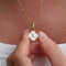 Collar Trébol con inicial - ¡Llévate 2 por el precio de 1!