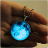 Conjunto de collar + pulsera de luna luminosa - Moroveta