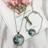 Conjunto de collar + pulsera de luna luminosa - Moroveta