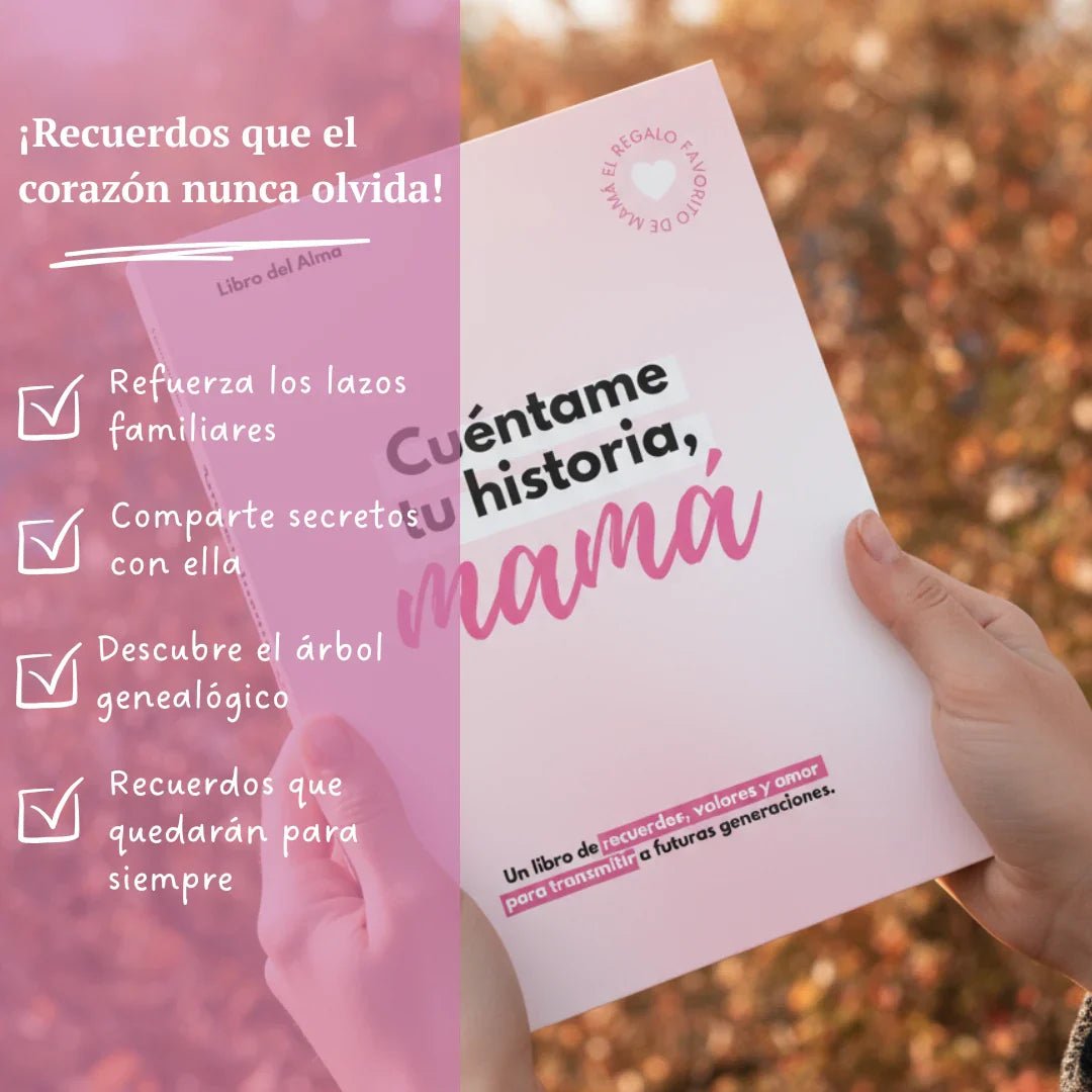 Diario guiado – Cuéntame tu historia, Mamá - Moroveta