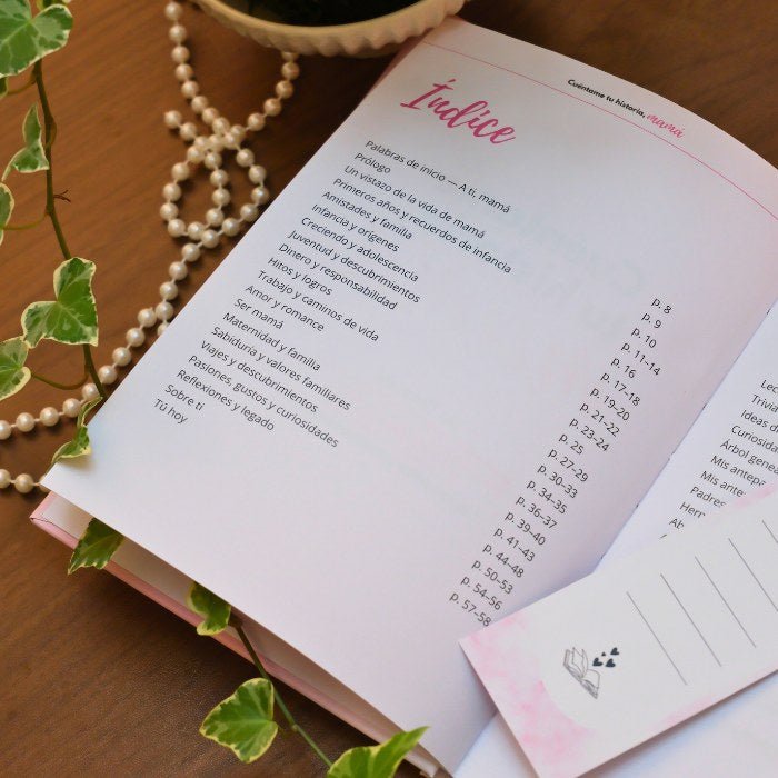 Diario guiado – Cuéntame tu historia, Mamá - Moroveta