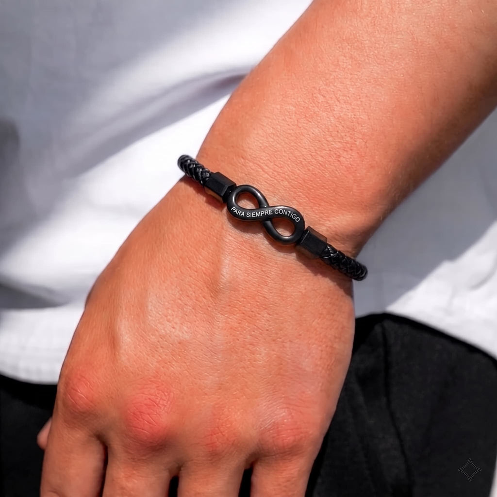 Pulsera Infinito para Él – "Un Amor Sin Fin"
