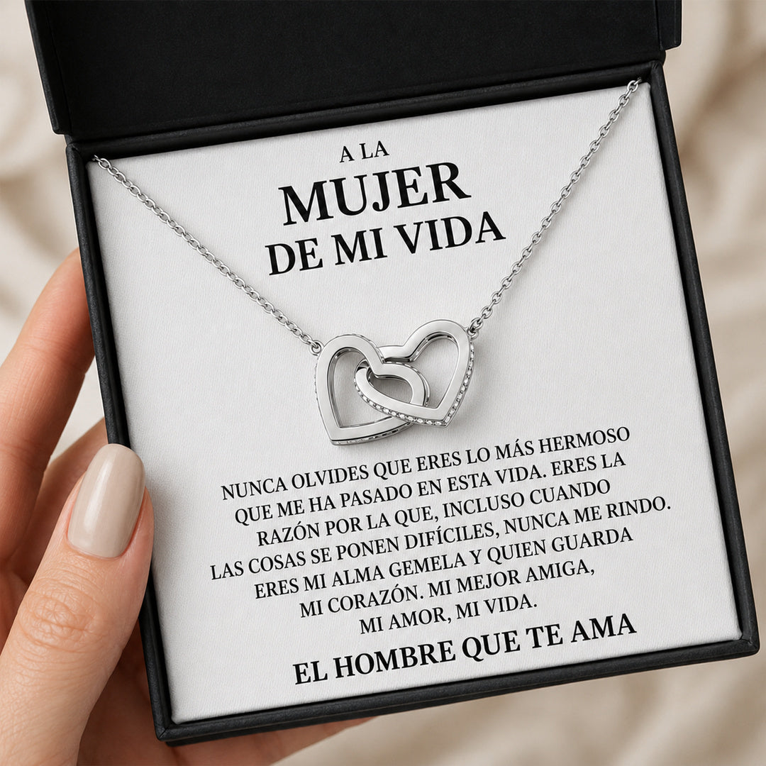 Collar de corazones - A la mujer de mi vida