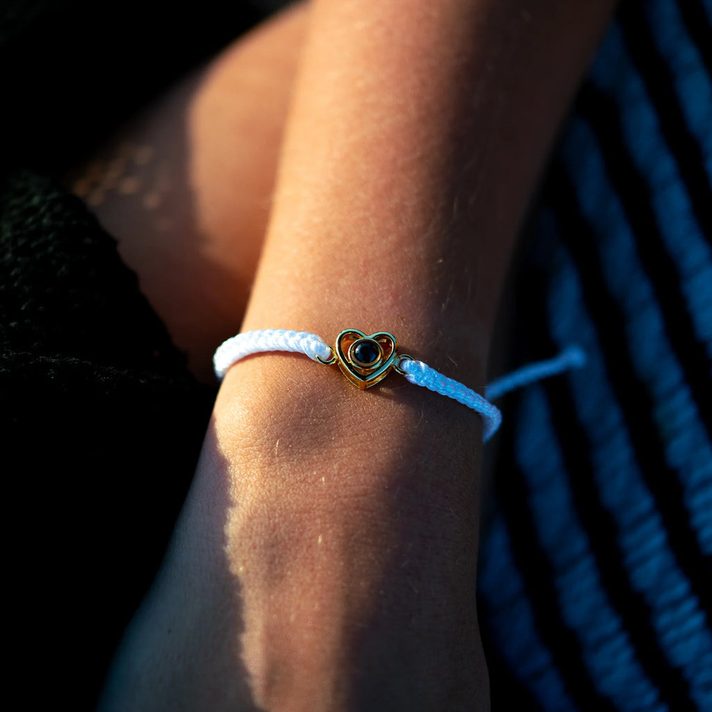 Pulsera corazón personalizada con foto