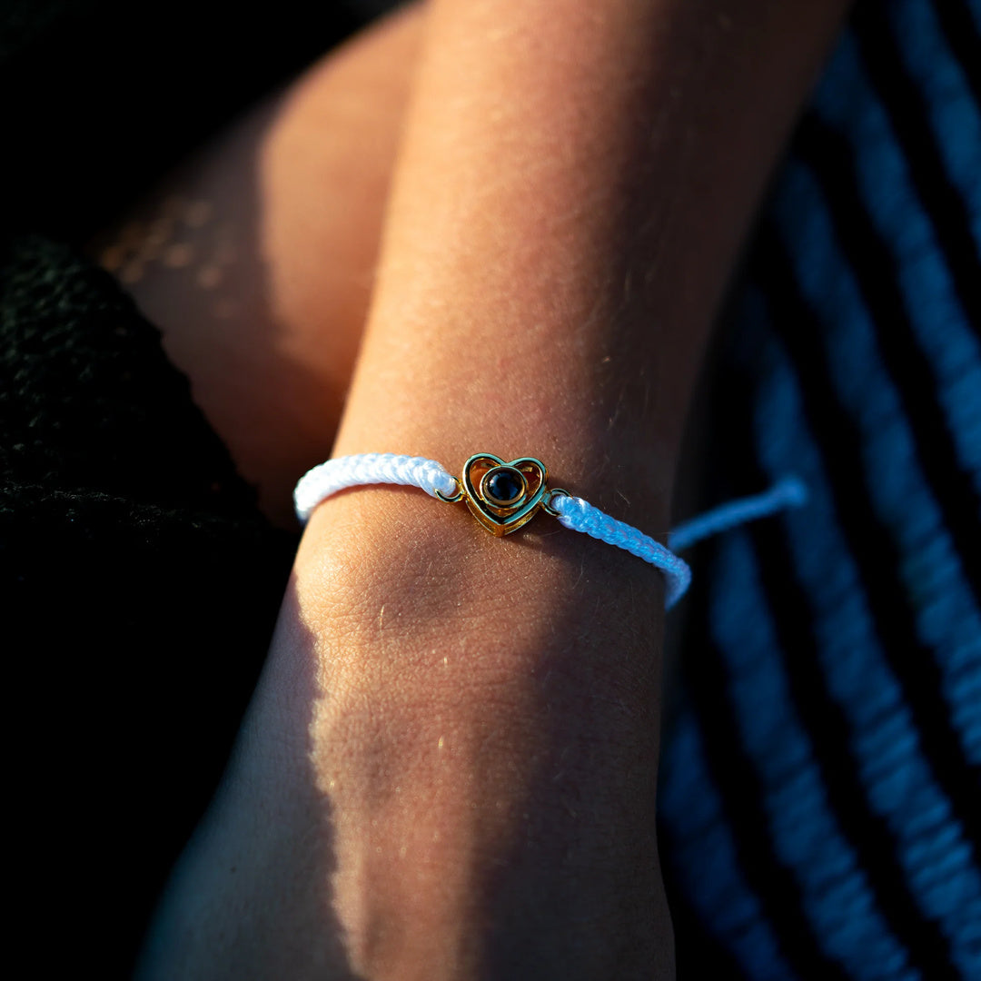 Pulsera corazón personalizada con foto