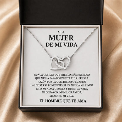 Collar de corazones - A la mujer de mi vida