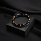 Pulsera Escudo con ojo de tigre - Para mi Hijo