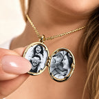Collar relicario personalizado con fotos