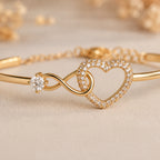 Pulsera infinito con corazón - Para mi esposa