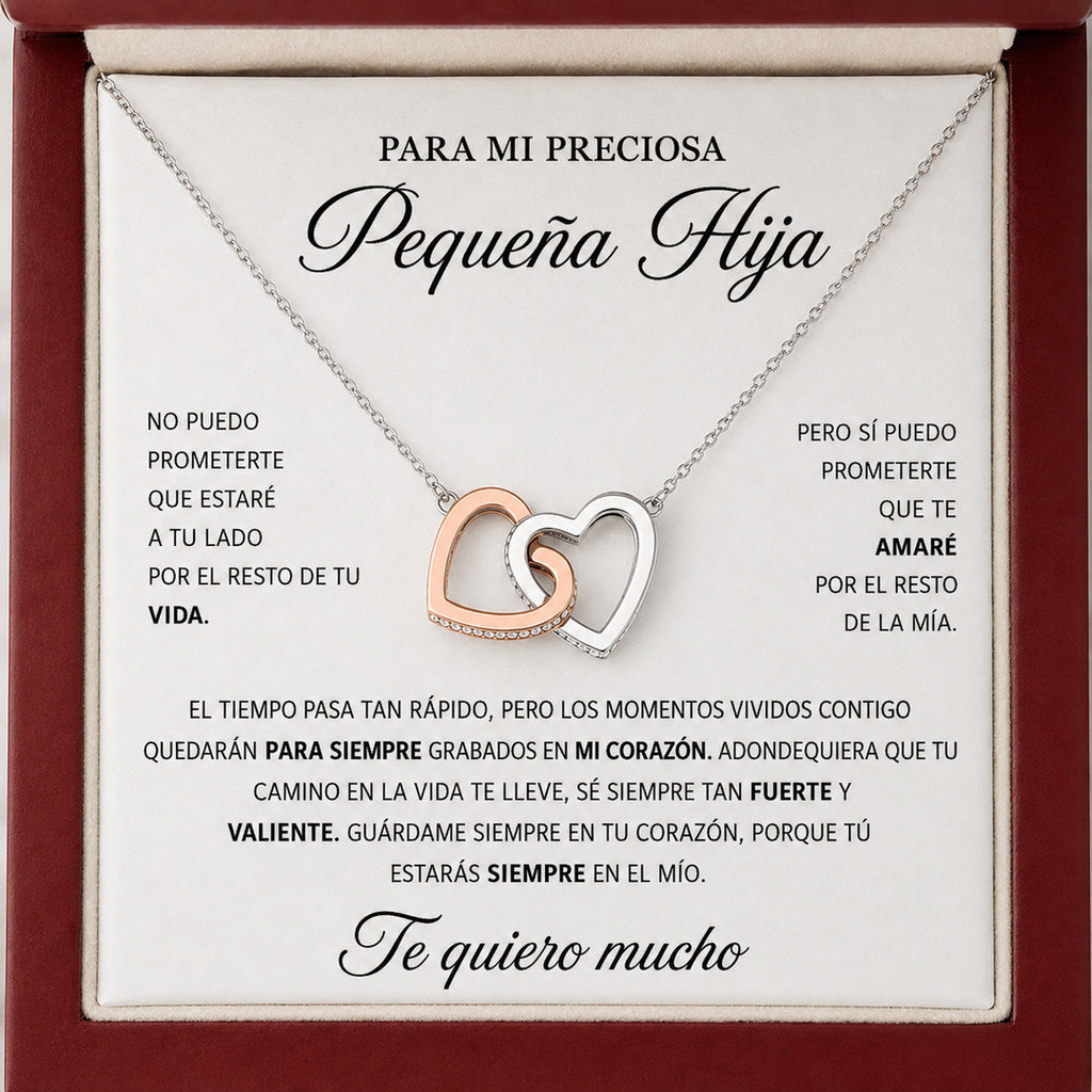 Collar doble corazón - A mi hija