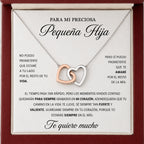 Collar doble corazón - A mi hija