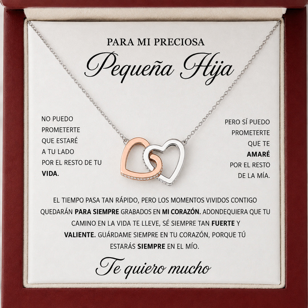 Collar doble corazón - A mi hija