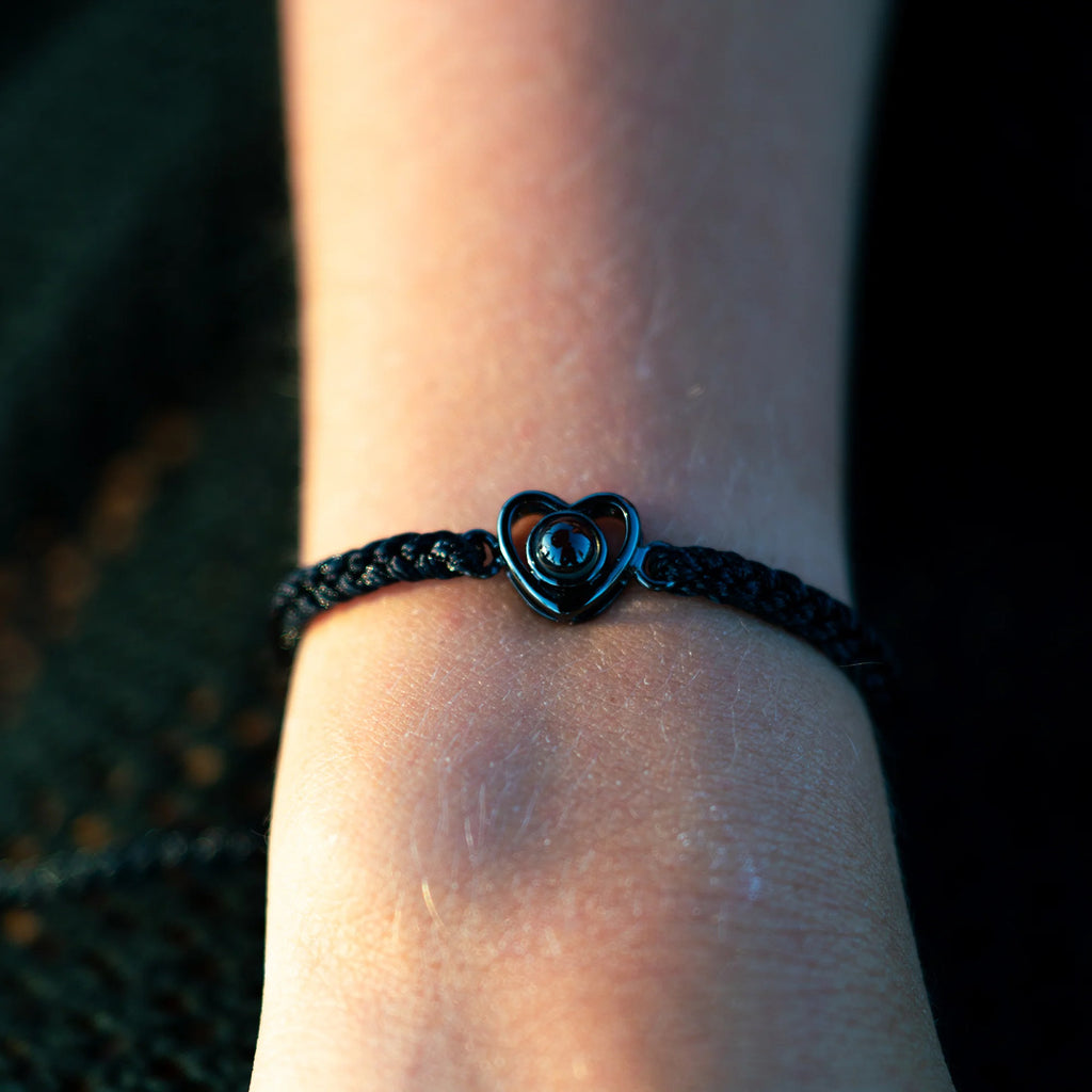 Pulsera corazón personalizada con foto