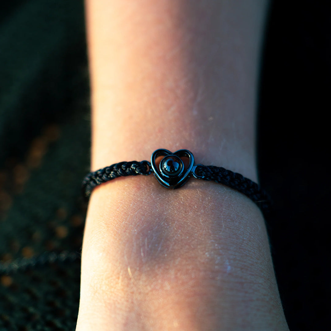 Pulsera corazón personalizada con foto