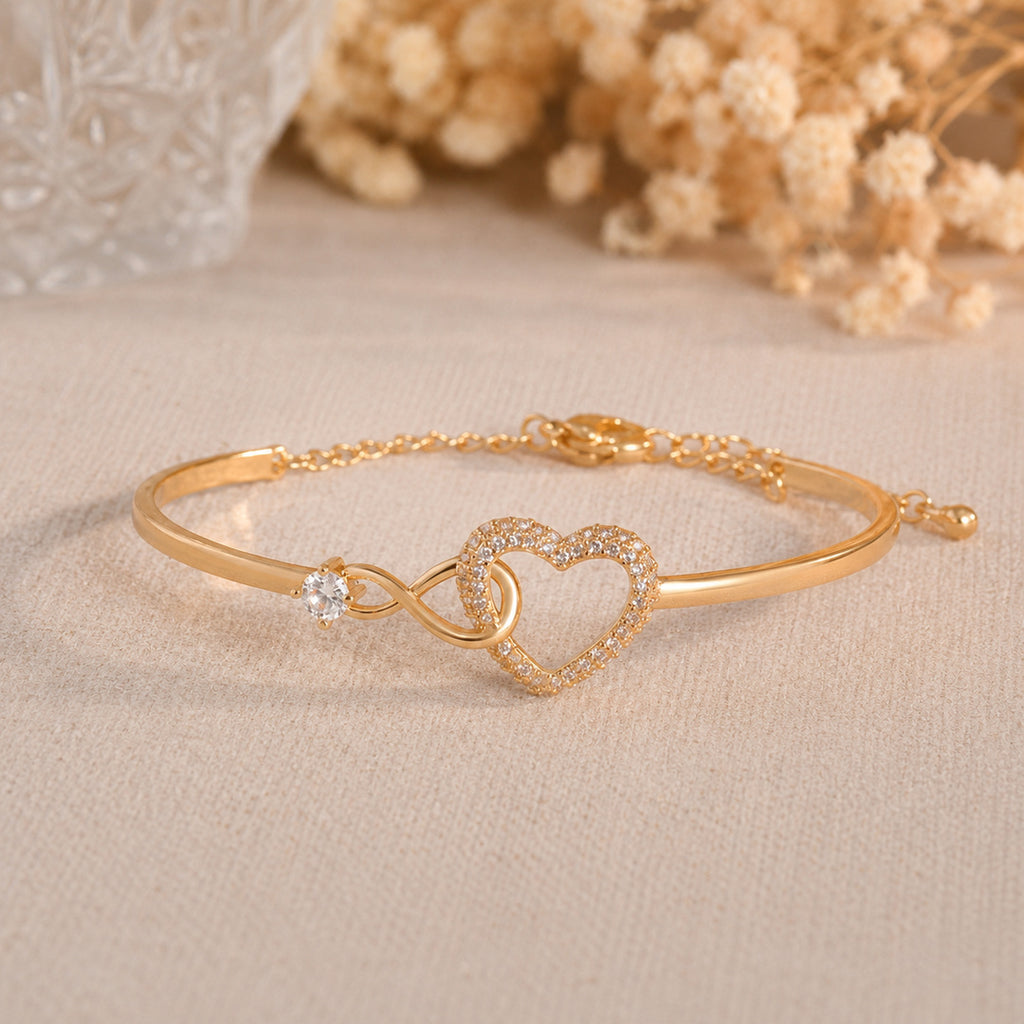 Pulsera infinito con corazón - Para mi esposa
