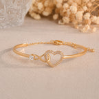 Pulsera infinito con corazón - Para mi esposa