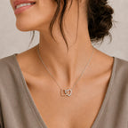 Collar doble corazón - A mi hija