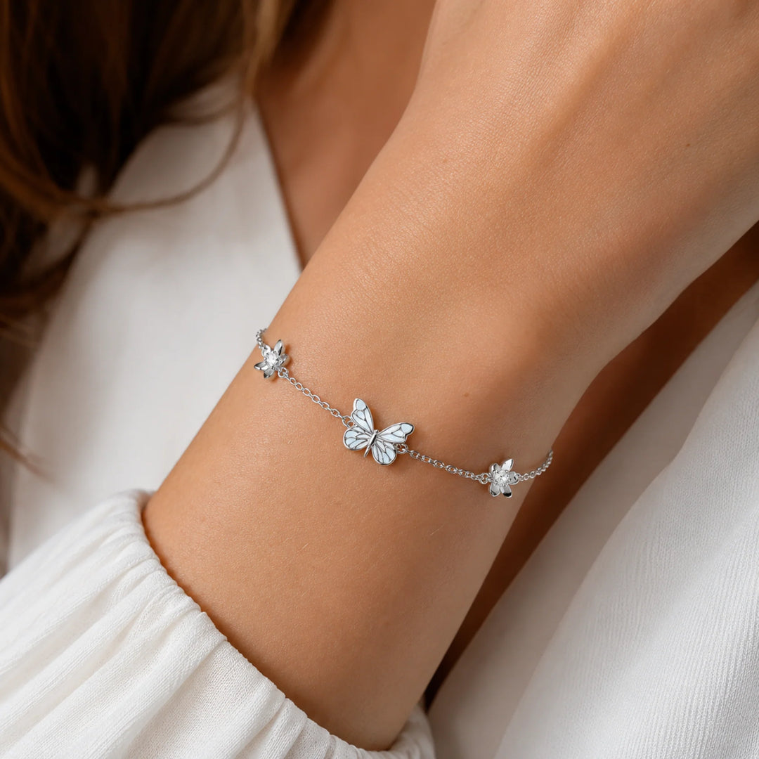 Pulsera Mariposa Brillante