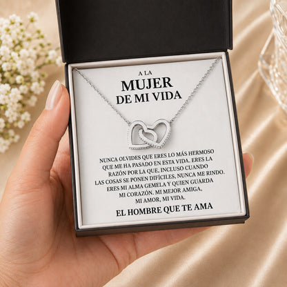 Collar de corazones - A la mujer de mi vida