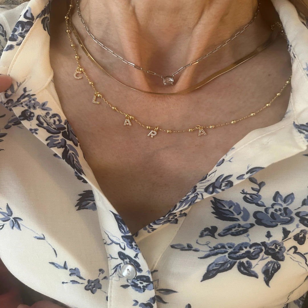 Collar personalizado con iniciales