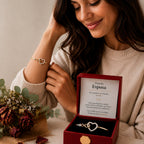 Pulsera infinito con corazón - Para mi esposa