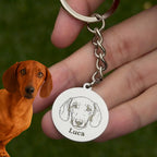 Llavero con foto de mascota