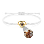 Pulsera corazón personalizada con foto