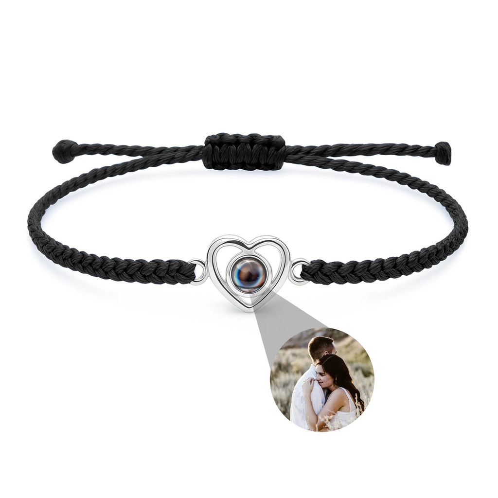 Pulsera corazón personalizada con foto