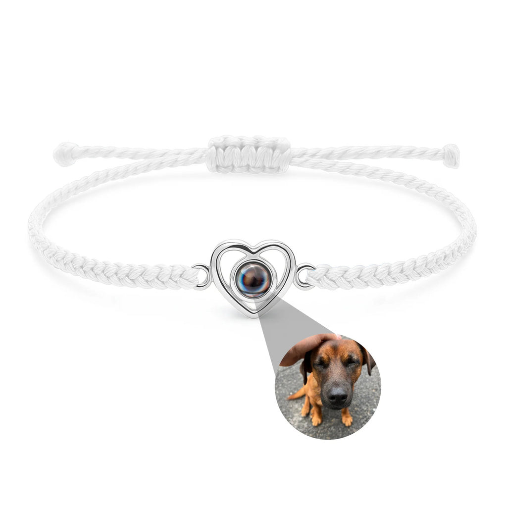 Pulsera corazón personalizada con foto