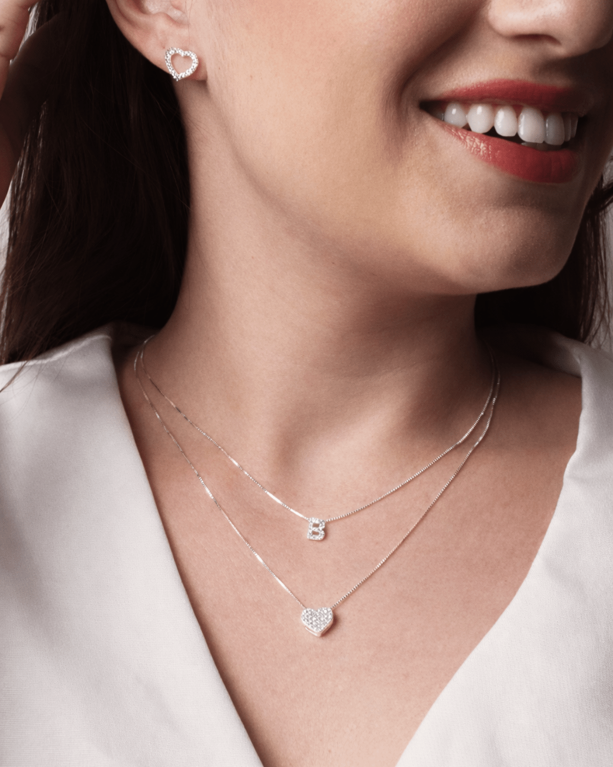 Kit de Collar con Iniciales y Collar de Corazón - Moroveta