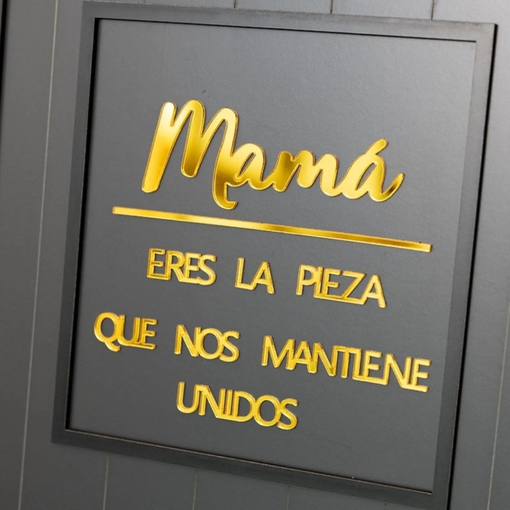 Letrero personalizado para el Día de la Madre - Moroveta