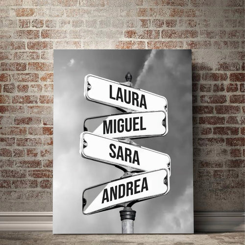 Lienzo personalizado "Familia"
