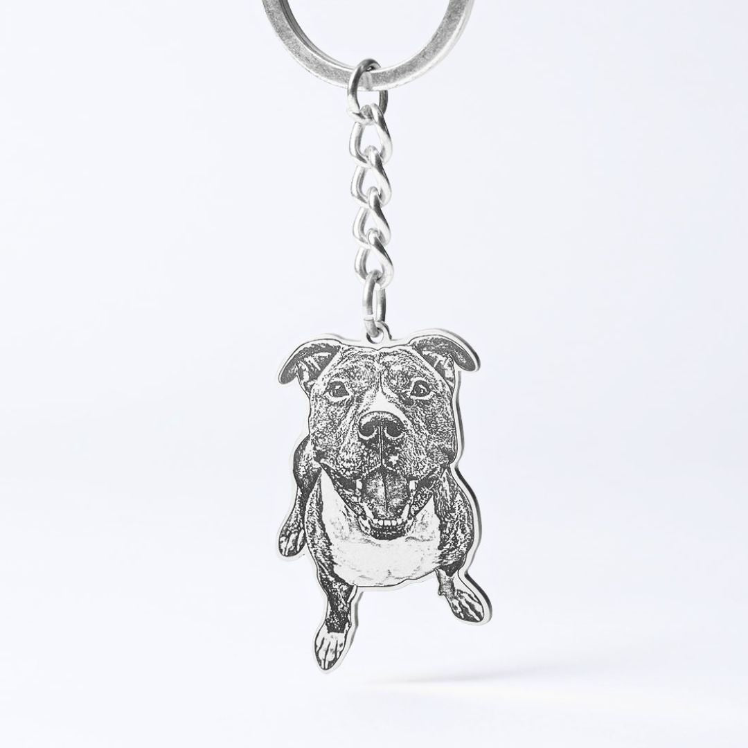 Llavero con foto de mascota - Moroveta