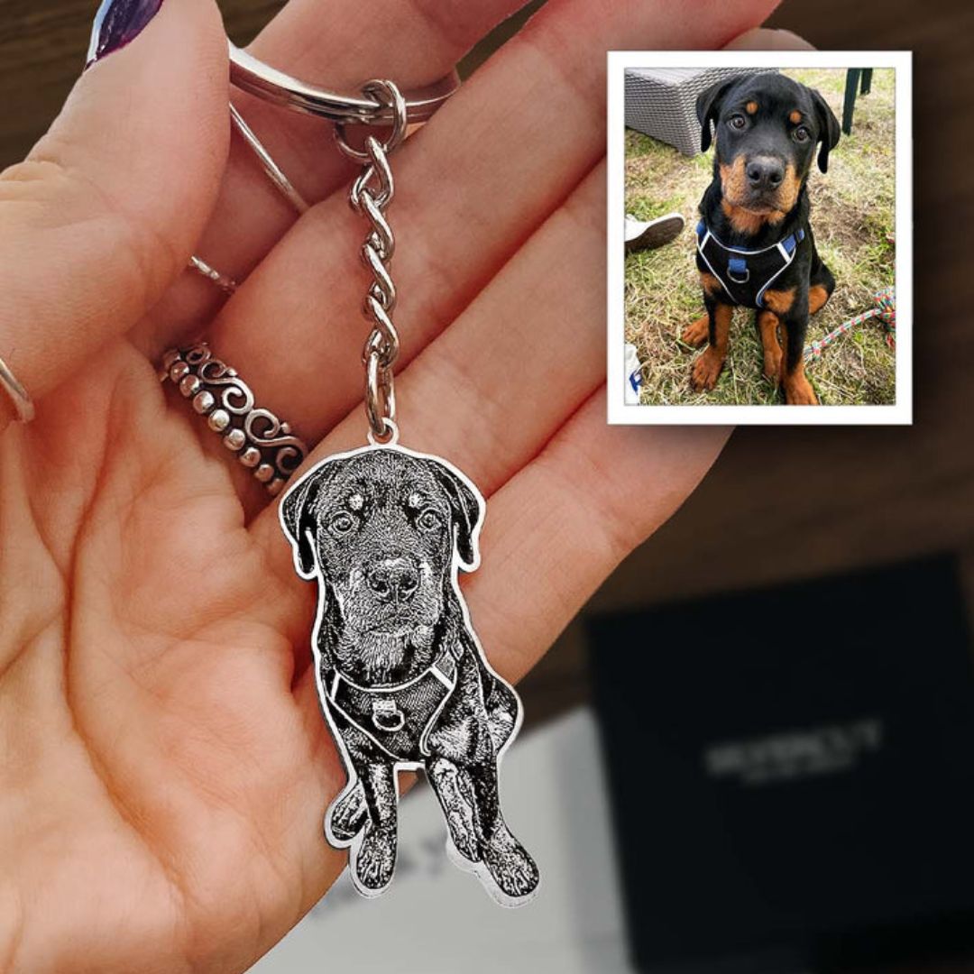 Llavero con foto de mascota - Moroveta